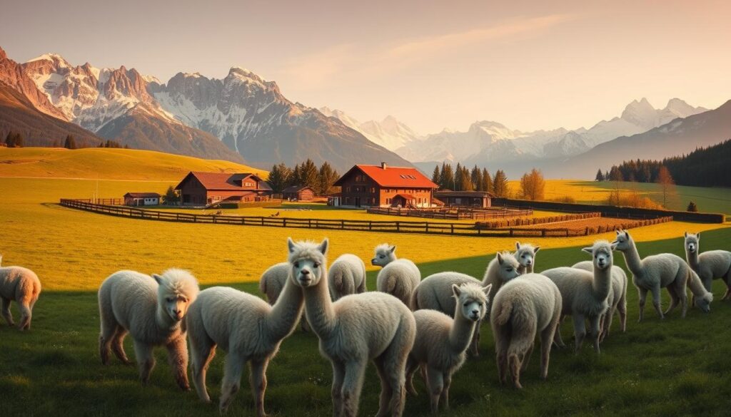 Alpakahaltung in Österreich - Landwirtschaftliche Nutzung
